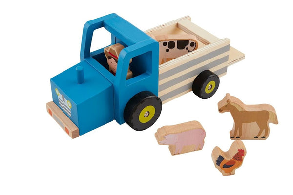 Wood Tractor Toy