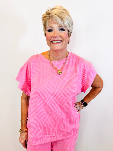 Bubble Gum Pink Top