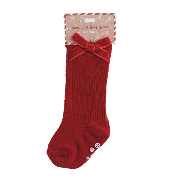 Holiday Knee High Baby Socks (Assorted Styles)