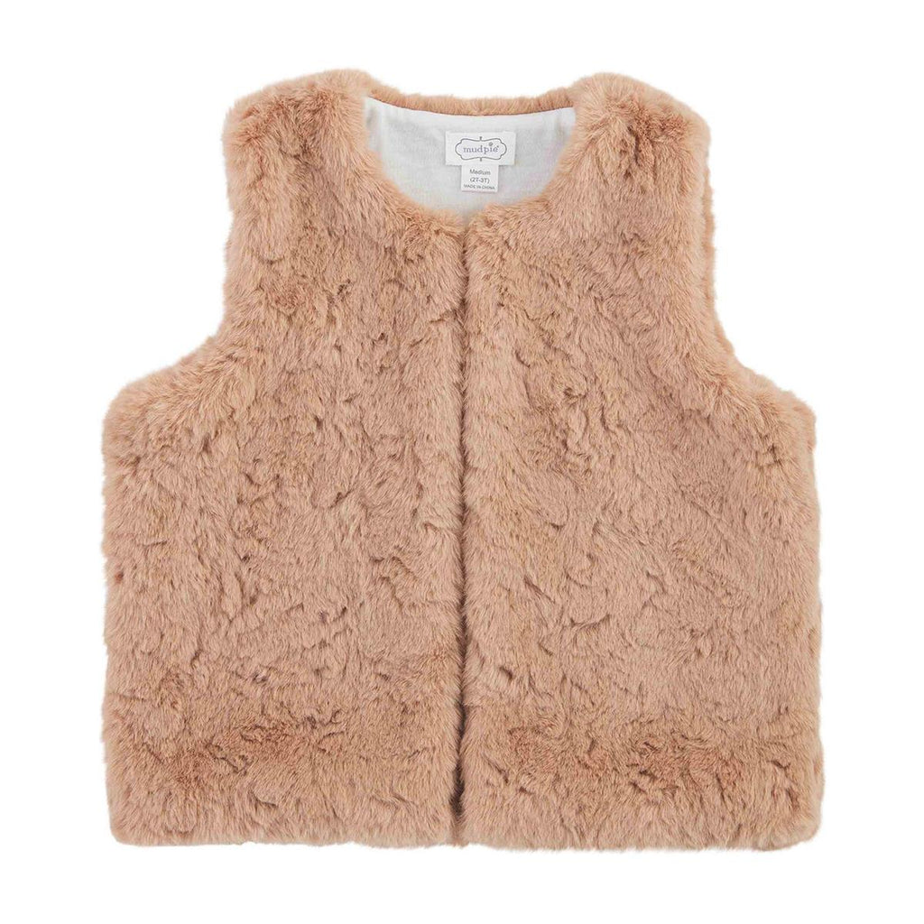 Tan Fur Vest