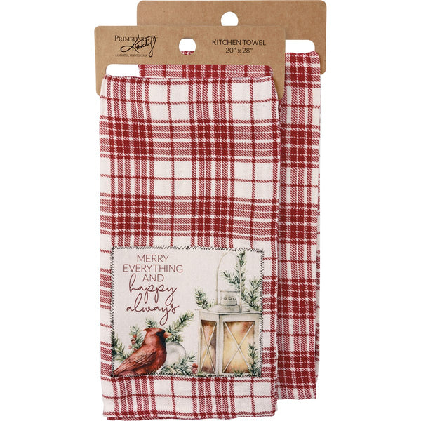 Merry Everything And Happy Always Kitchen Towel