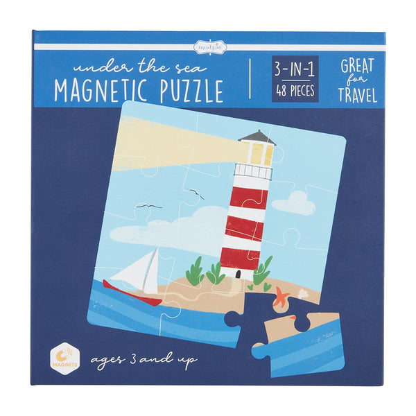 Blue Magnetic Ocean Puzzle