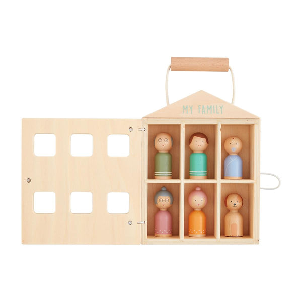 My Family Box Wood Toy Set