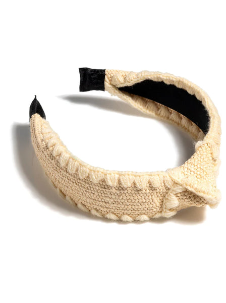 Knotted Headband Ivory