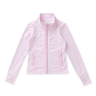 Pink Gingham Active Jacket
