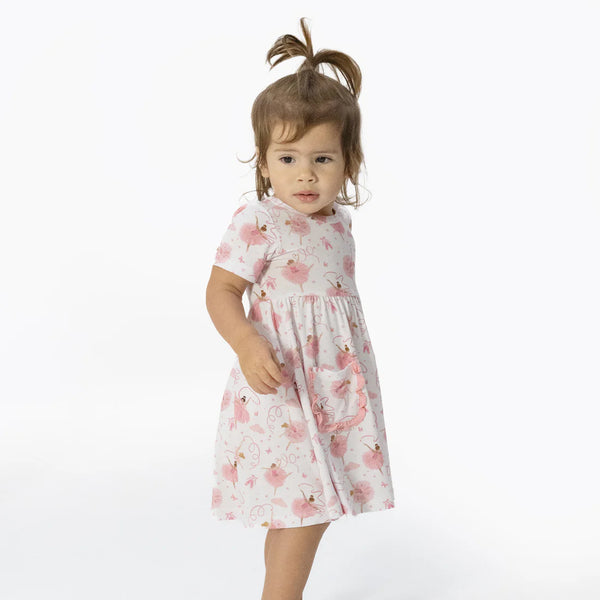Ribbon Ballerinas Twirly Dress with Shorts
