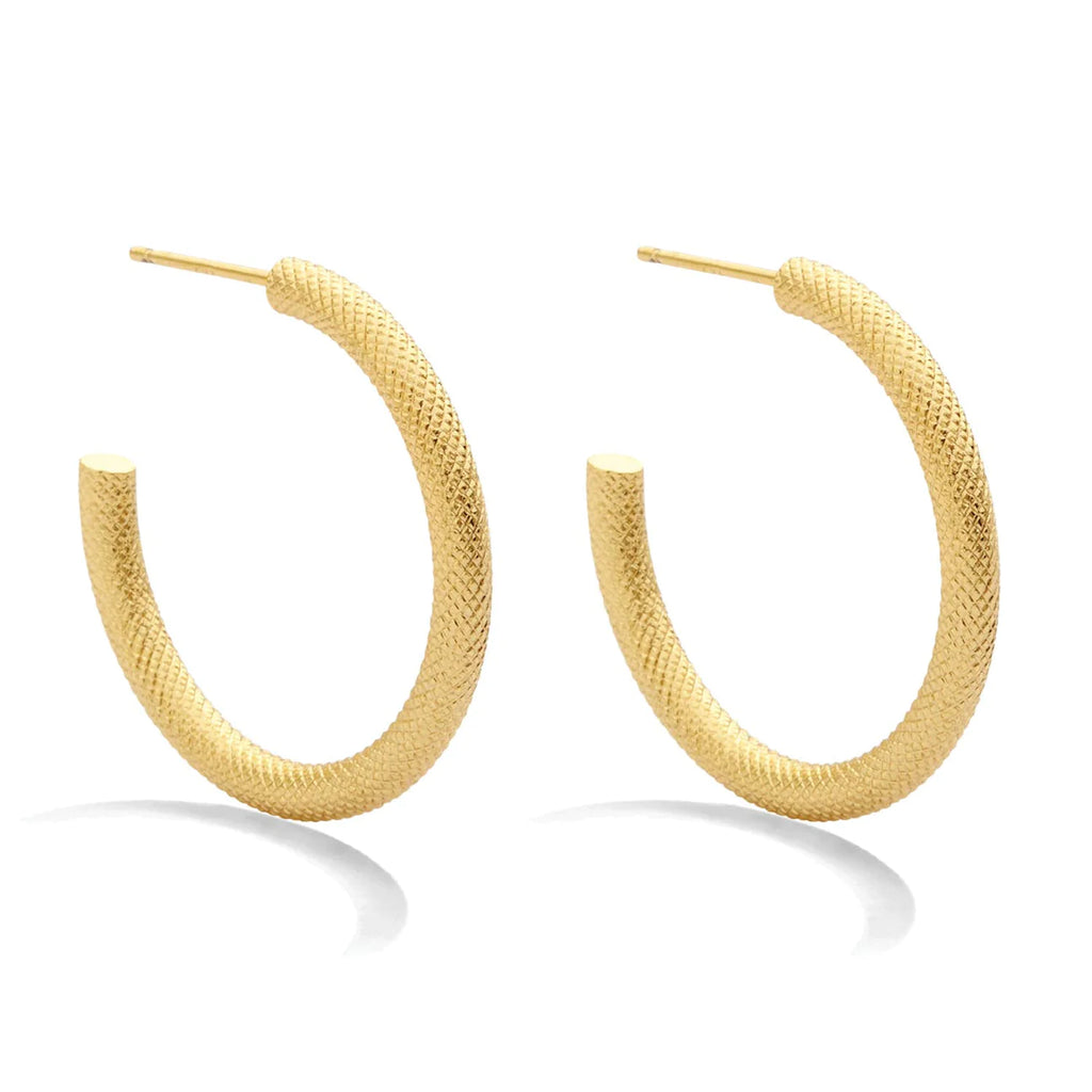 Textured Thick Hoops