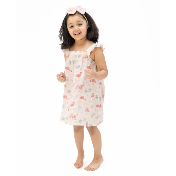 Flamingos Sundress and Bloomer (Sizes 5 & 6 are Dress Only)