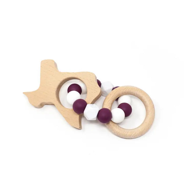 Texas Rattle Teether (Assorted Colors)