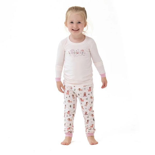 Cowgirl Dogs Long Sleeve Loungewear Set