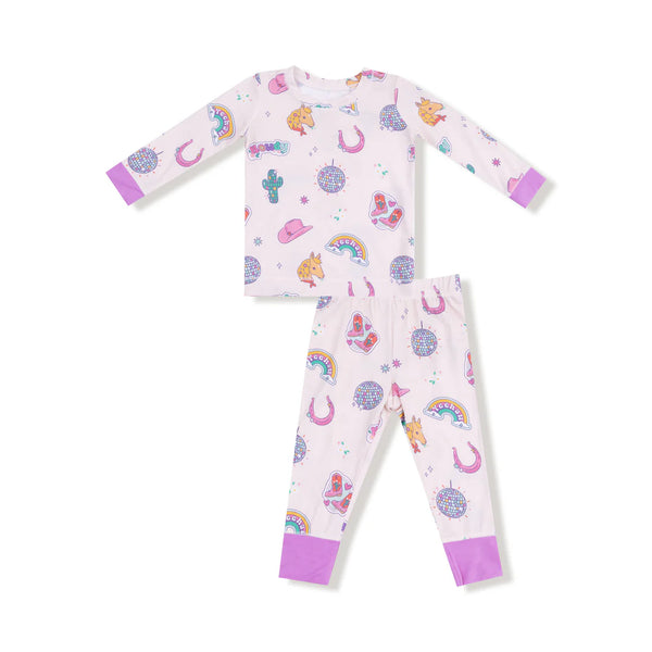 Disco Cowgirl Long Sleeve Loungewear Set