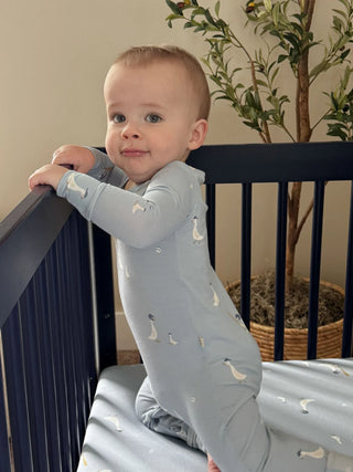 Baseball Goose Bamboo Convertible Pajama