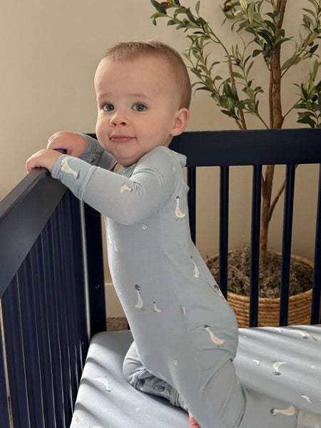 Baseball Goose Bamboo Convertible Pajama