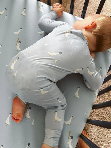 Baseball Goose Bamboo Convertible Pajama