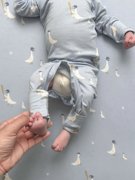Baseball Goose Bamboo Convertible Pajama