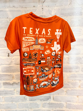 Texas Longhorns Impressions Artwork T-Shirt