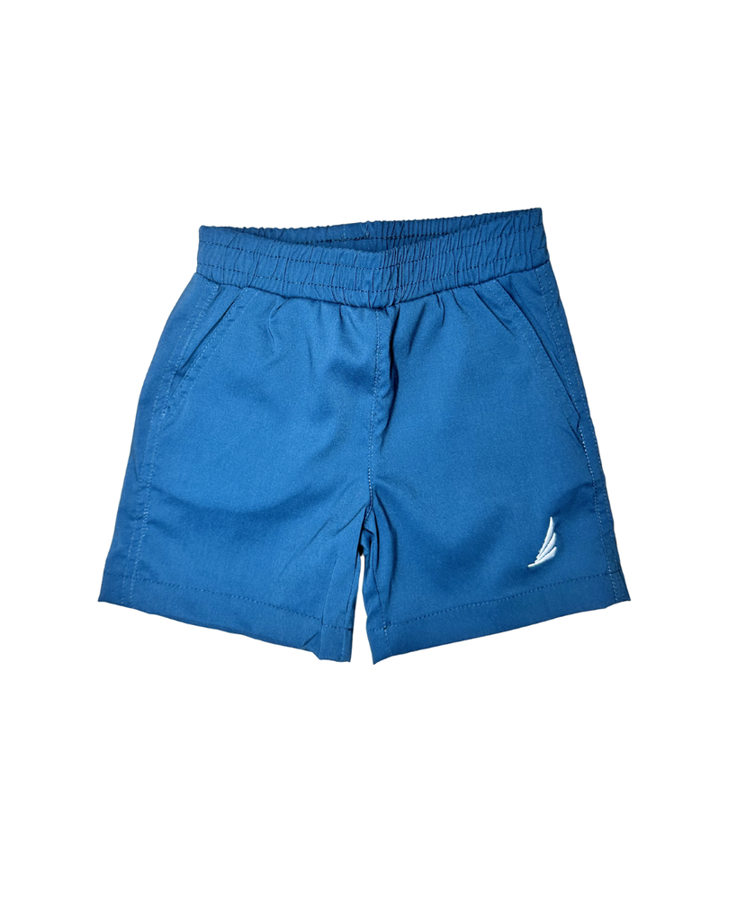 River Solid Navy Performance Shorts