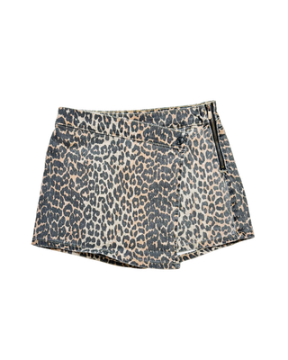 Leopard Girls Skort