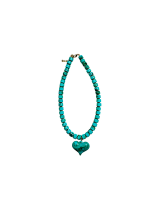Single Heart Necklace (in Assorted Colors)