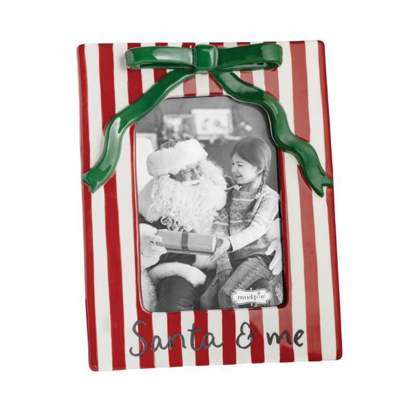 Ceramic Santa & Me 4x6 Frame