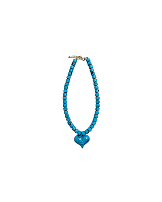 Single Heart Necklace (in Assorted Colors)