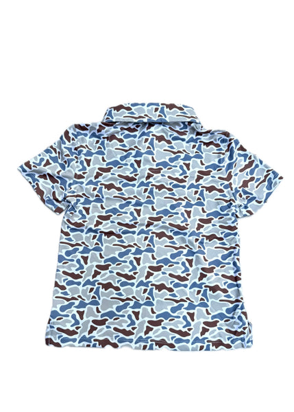 Woodland Camo Polo Shirt