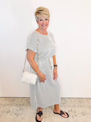 Striped Midi Dress