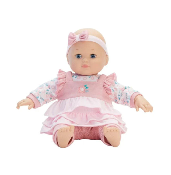 Baby Cuddles in Pink Floral Doll