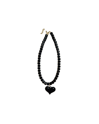 Single Heart Necklace (in Assorted Colors)
