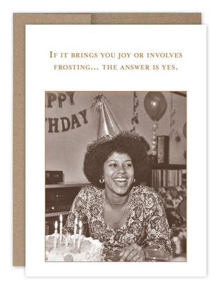 Frosting Birthday Card