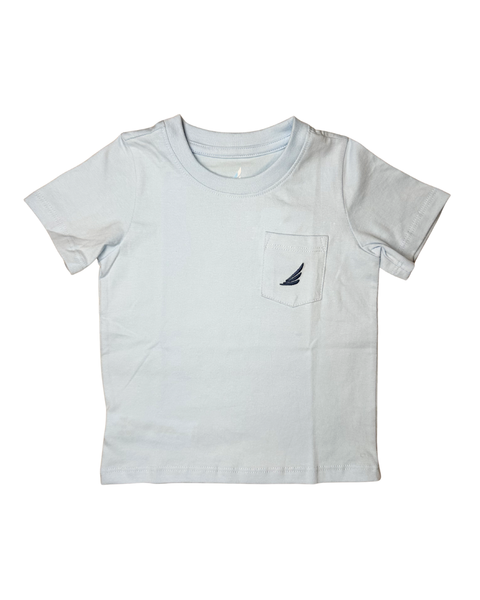 Golf Asher Graphic Pocket Tee in Light Blue