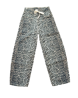 Leopard Wide Leg Jeans