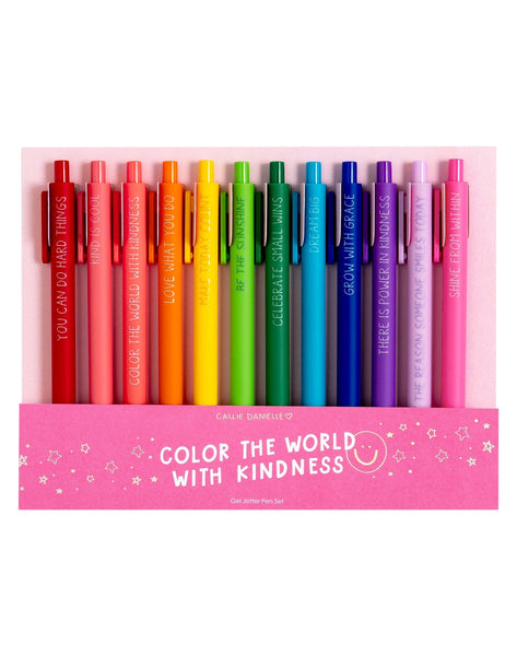 Color the World With Kindness Pen Set