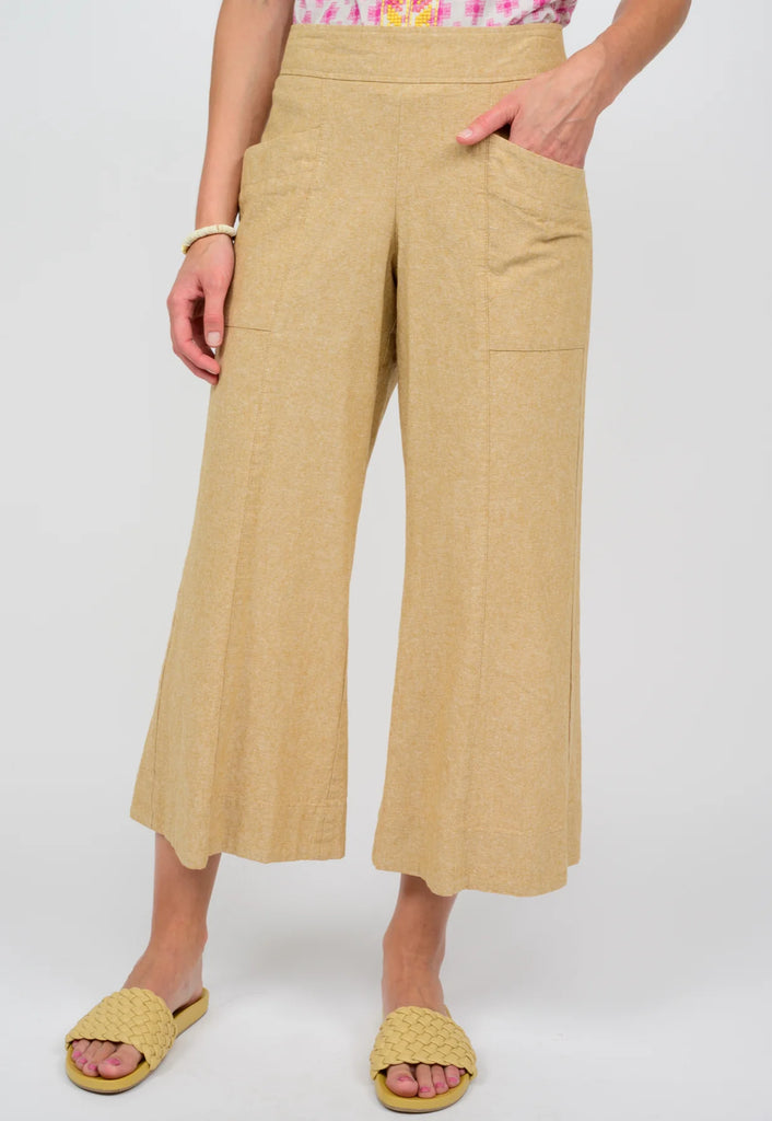 Slouch Pocket Pant-Camel