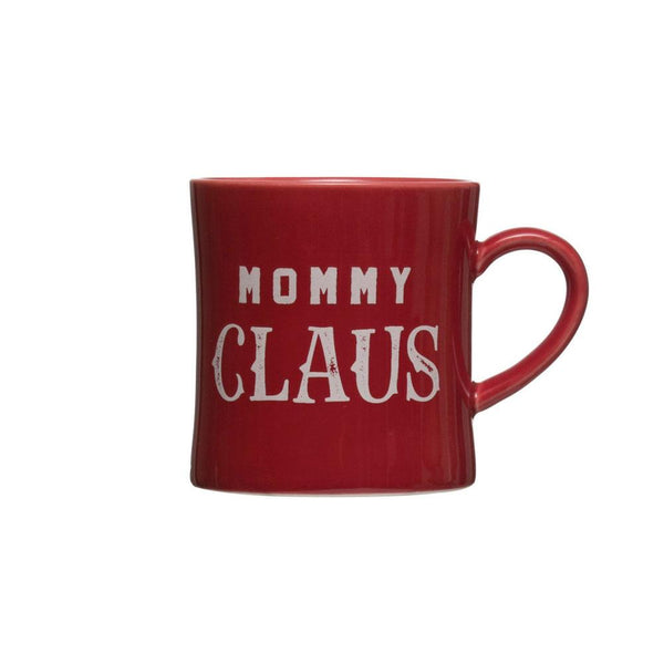 Mommy/Daddy Claus Stoneware Mug