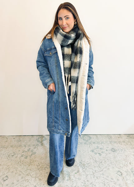 Dallas Jacket in Pool Wave