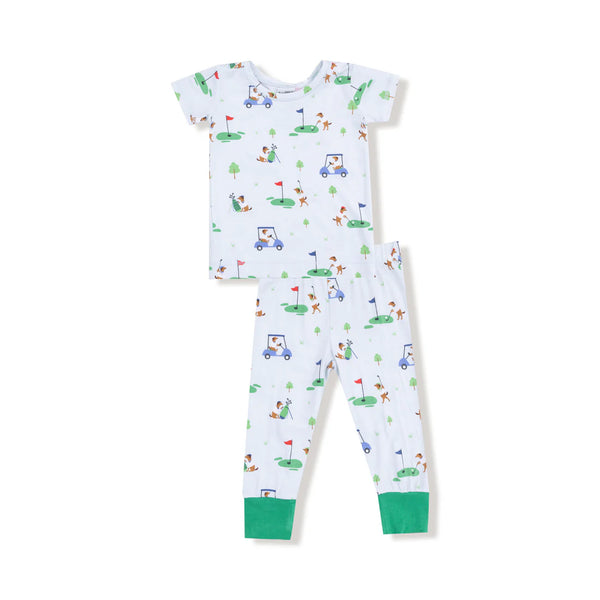 Dog Gone Golf in Blue S/S Loungewear Set