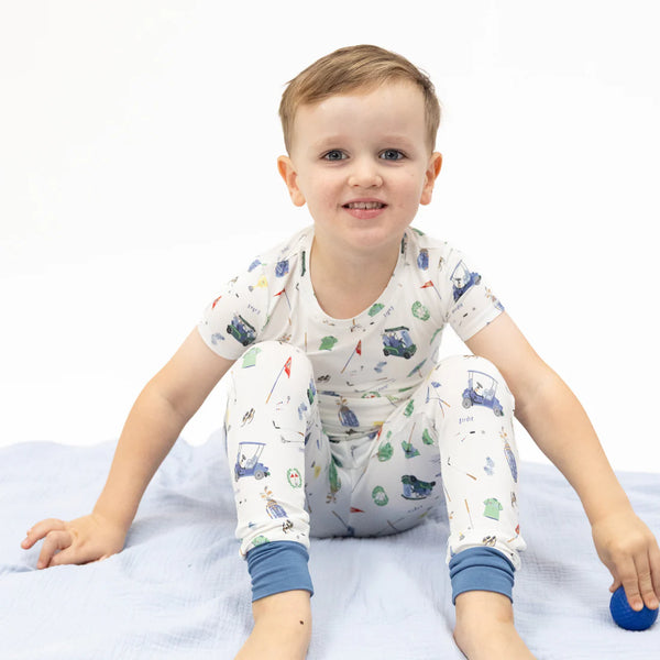 Golf Things Short Sleeve Loungewear Set