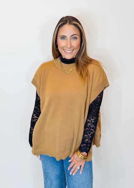 Vicki Knitted Lace Undersweater