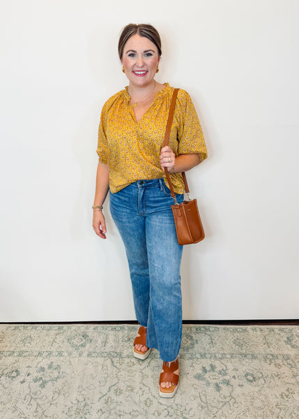 Costa Marigold Calico Top