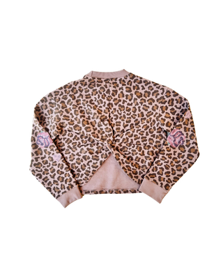 Leopard Print Sweat Set