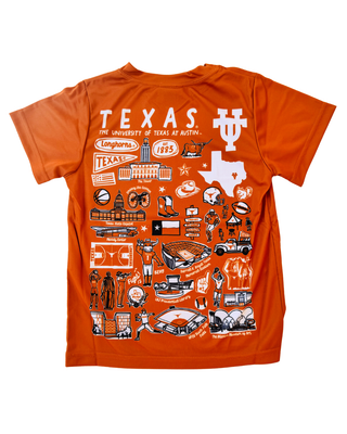 Texas Longhorns Impressions Artwork T-Shirt
