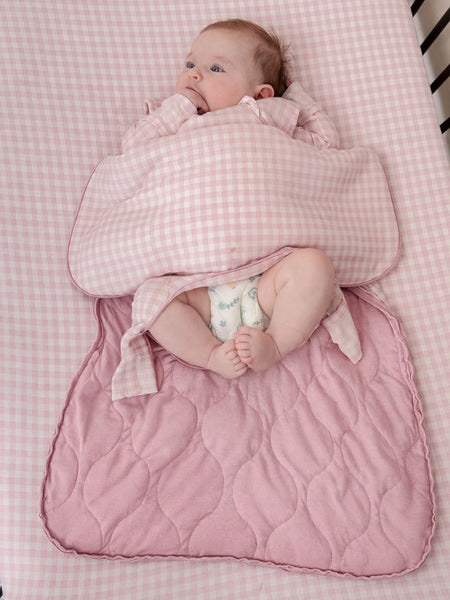 Pink Gingham Sleep Sack 1.0 TOG