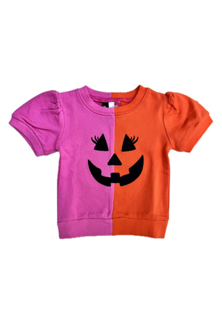 Pink & Orange Jack-O-Lantern Sweatshirt