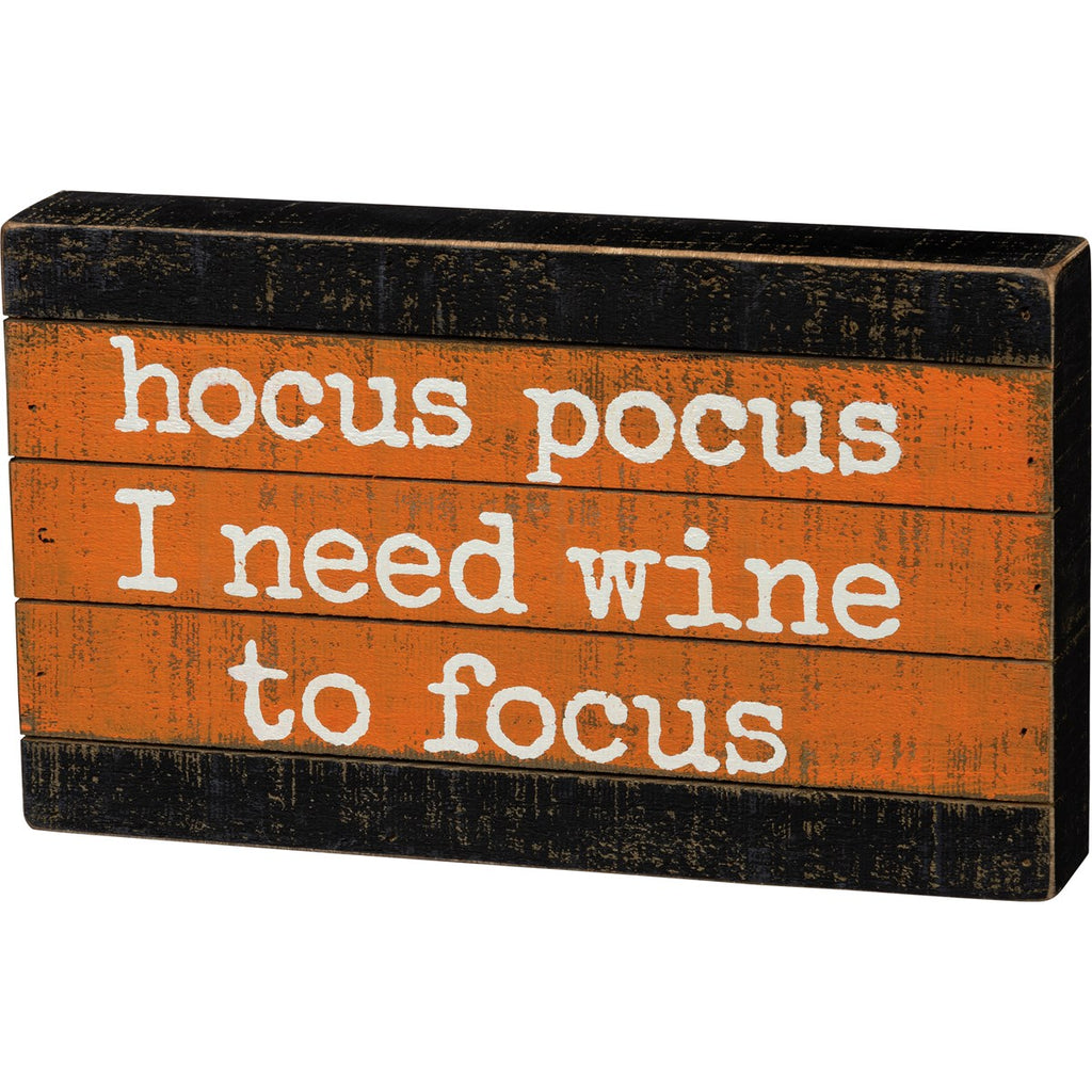 Hocus Pocus Slat Box Sign