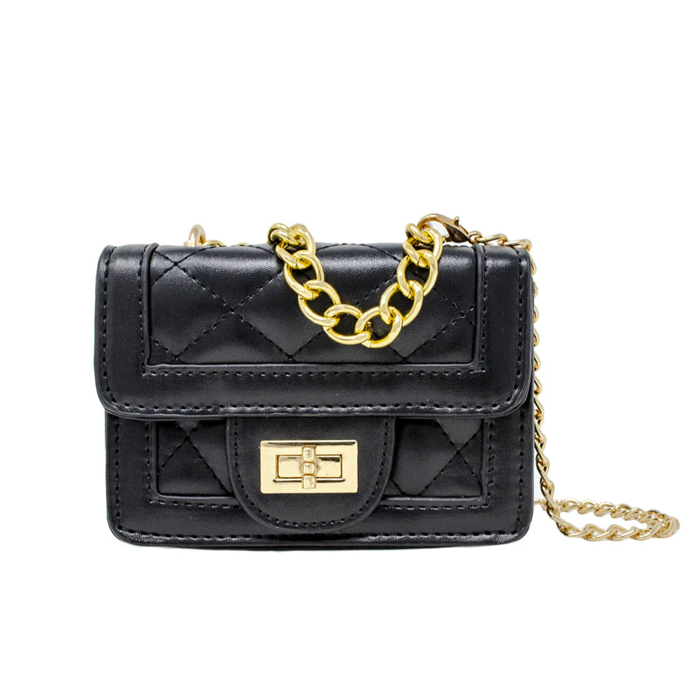 Black tiny purse sale