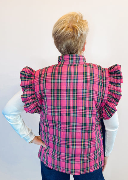 Jefferies Quilted Vest - Pink