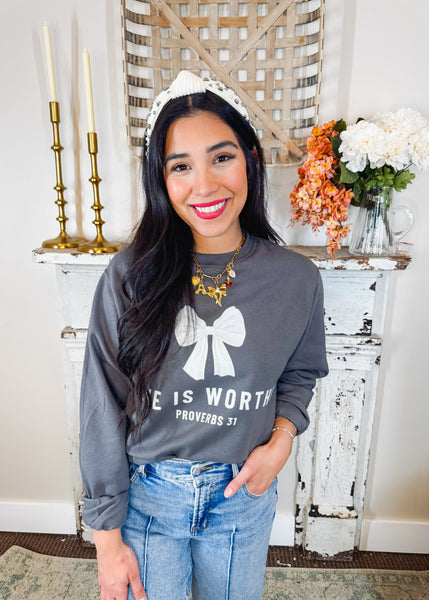 She is Worthy Graphic Crewneck