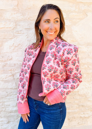 Jago Jacket in Bubblegum Pink