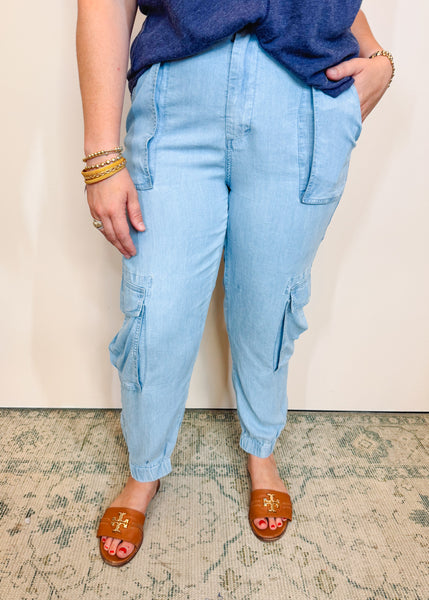 Sandy Light Indigo Pant